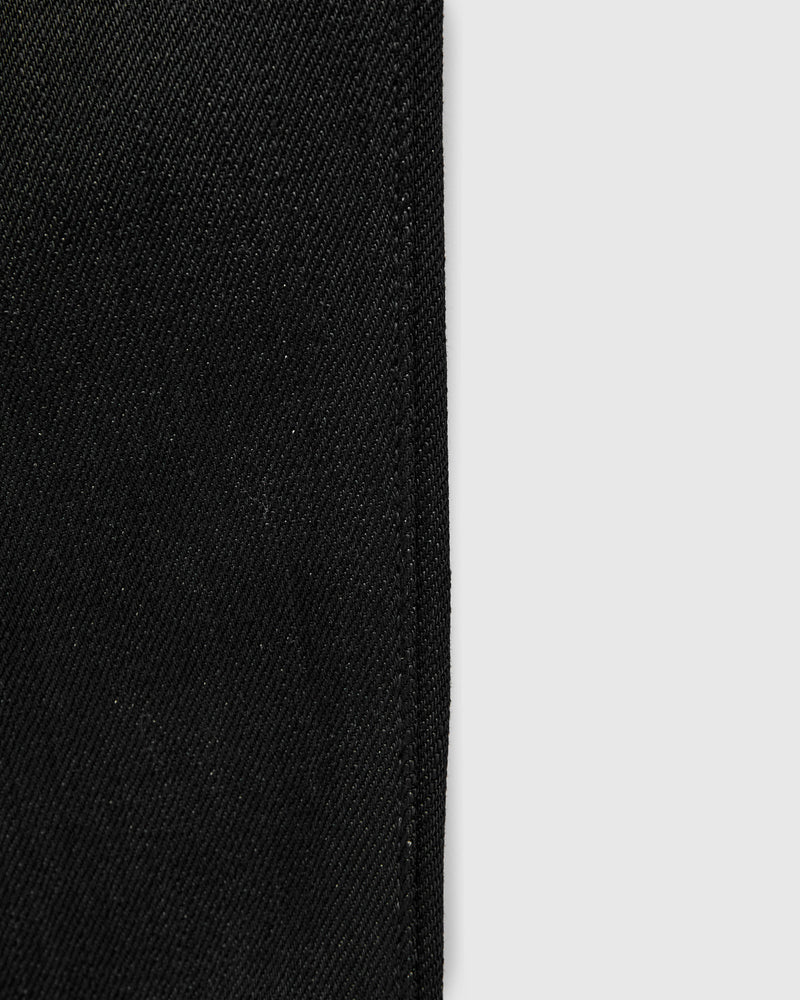 MMJZ1200 "Standard" 14.7oz Black Selvedge Denim - Tapered Fit