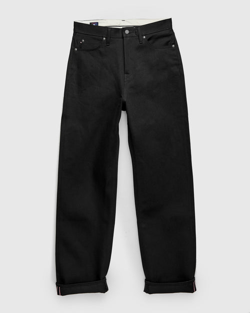 MMJZ1400 "Standard" 14.7oz Black Selvedge Denim - Wide Fit