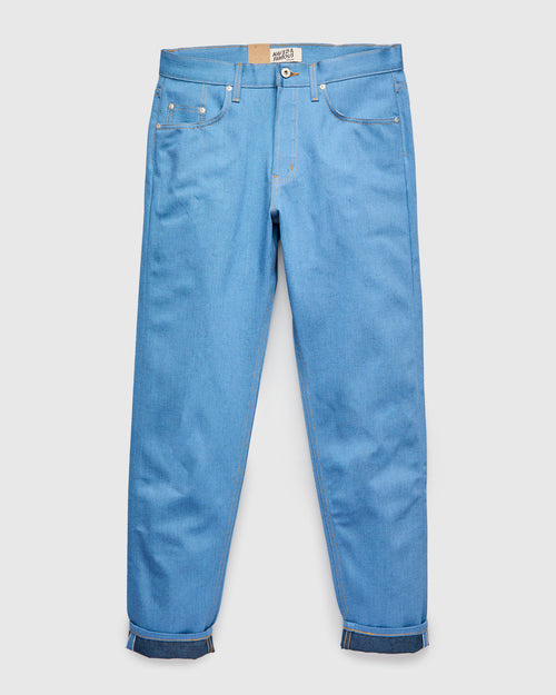 "Night Sky" 11oz Pale Indigo Selvedge Denim - Easy Guy Fit