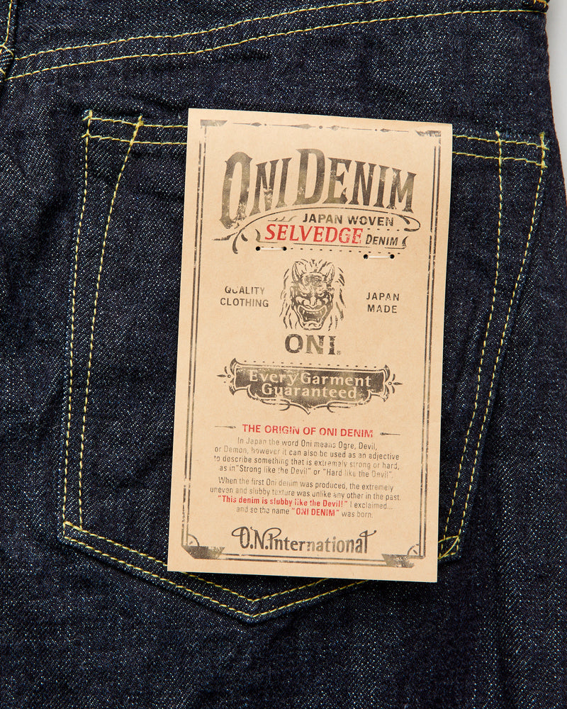 ONI-246 "Low Tension" 15oz Selvedge Denim - Clean Straight Fit