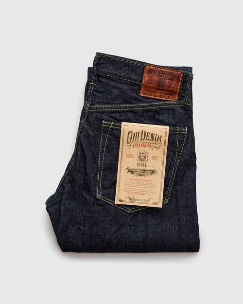 ONI-246 "Low Tension" 15oz Selvedge Denim - Clean Straight Fit