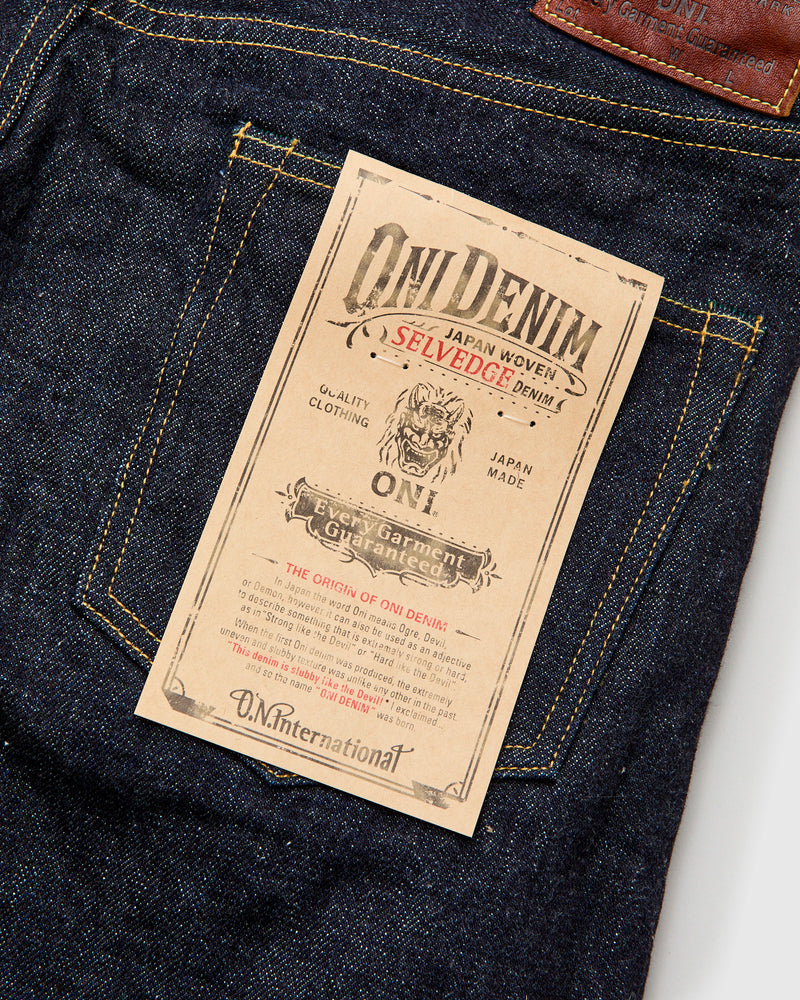 ONI-622 "Low Tension" 15oz Selvedge Denim - Relaxed Tapered Fit