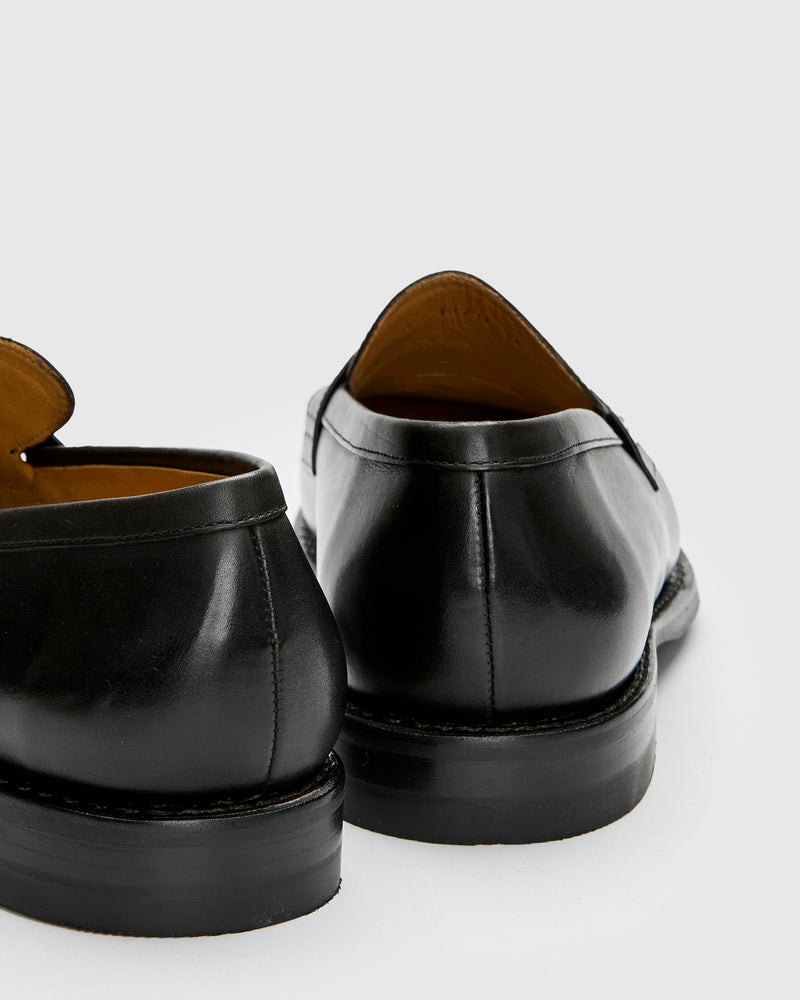 Adonis Loafer in Noire-Lis Noir