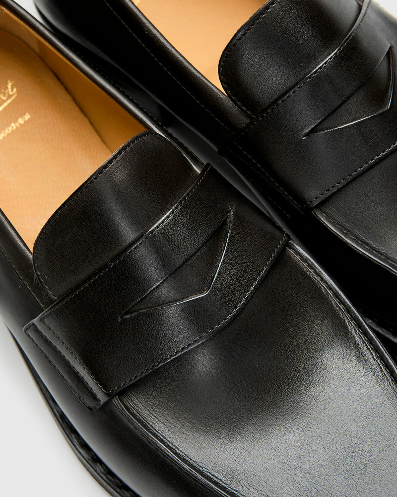 Adonis Loafer in Noire-Lis Noir