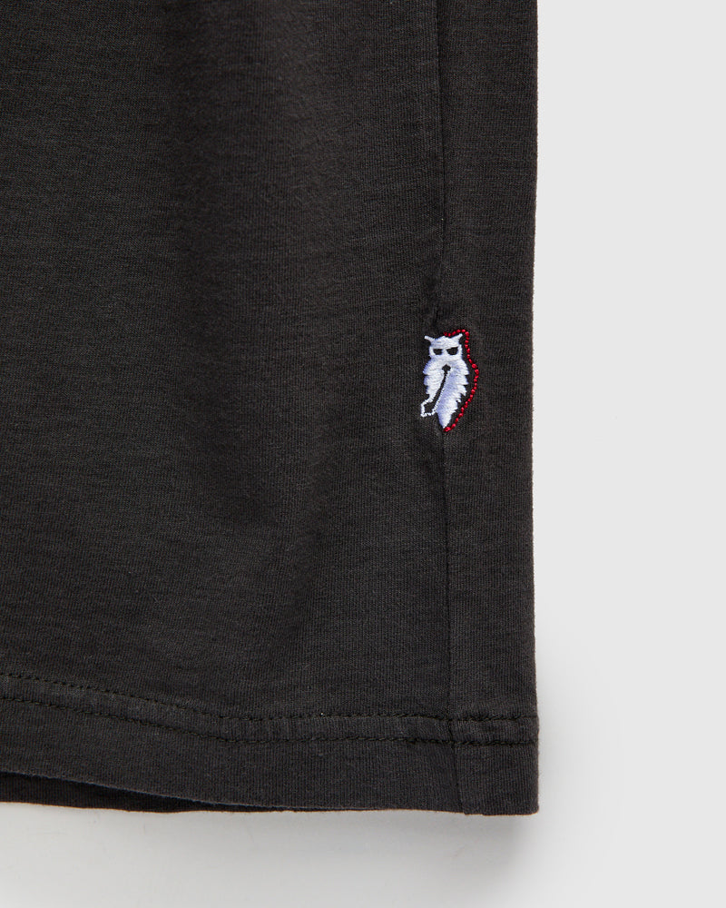 "Moonrock" Jersey Slub T-Shirt in Charcoal Grey