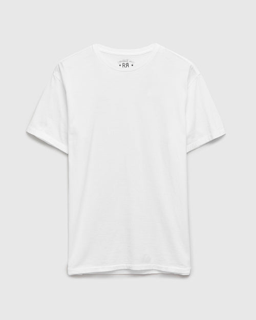 Vintage Knit T-Shirt in White