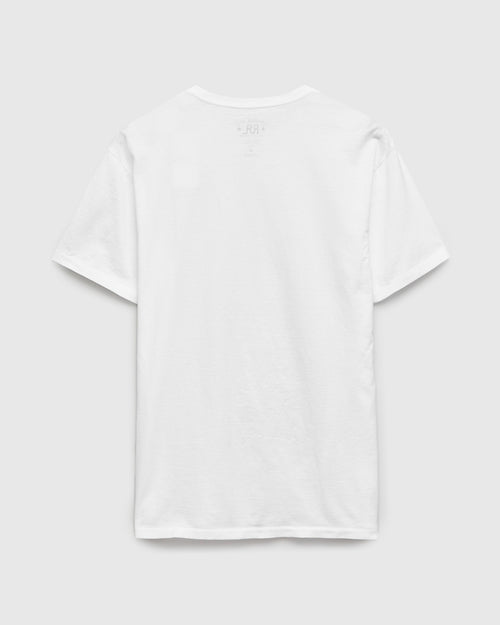 Vintage Knit T-Shirt in White
