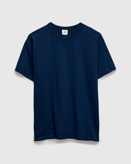 Heavyweight Solid T-Shirt in Navy