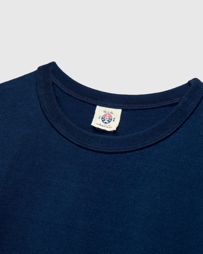 Heavyweight Solid T-Shirt in Navy