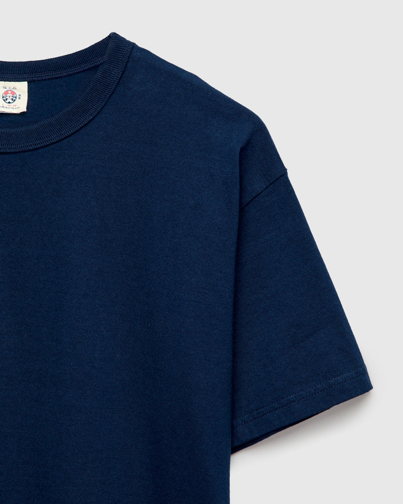 Heavyweight Solid T-Shirt in Navy