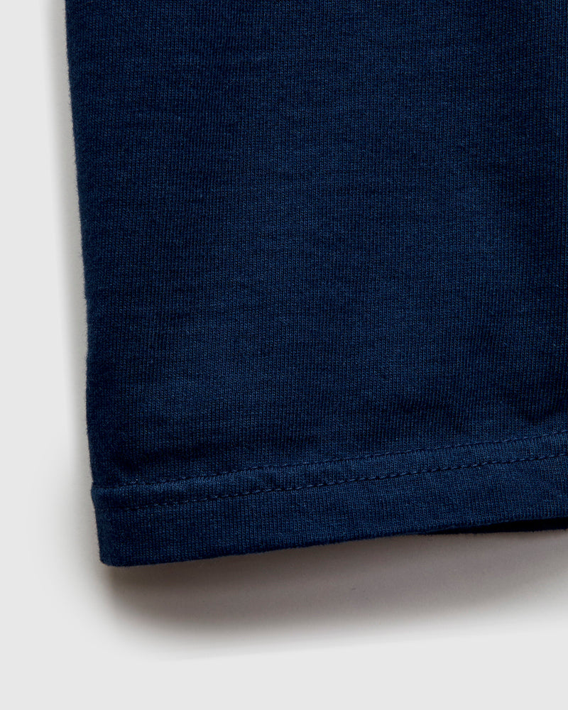 Heavyweight Solid T-Shirt in Navy