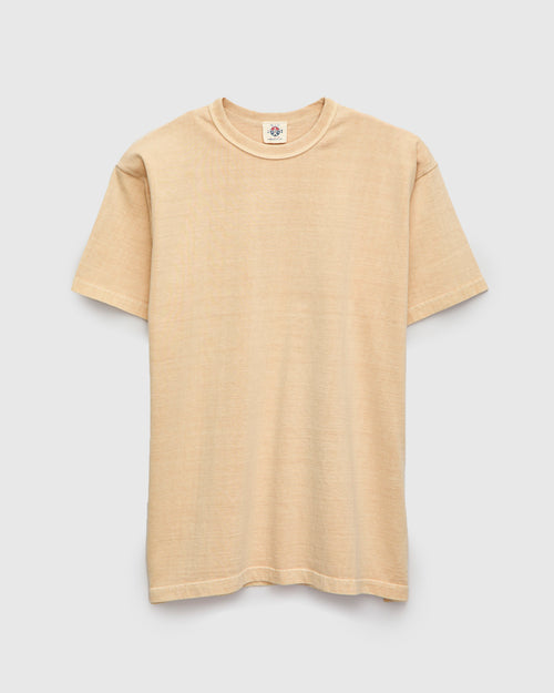 Heavyweight Solid T-Shirt in Shibuki Chestnut