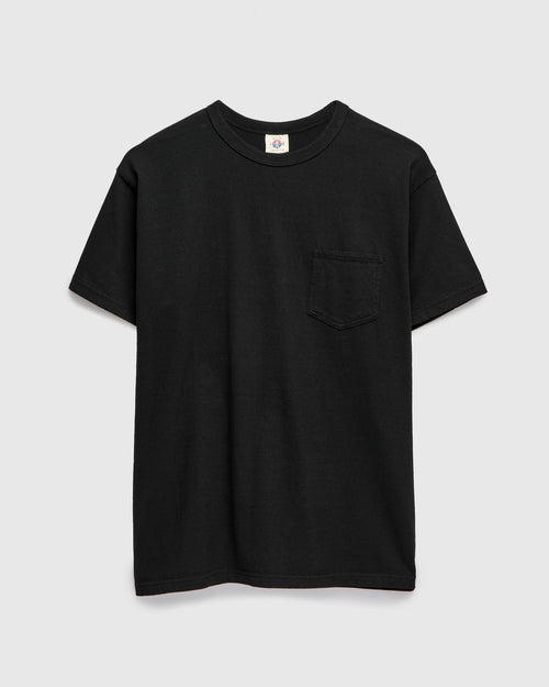 "Snake Slayer" Heavyweight Pocket T-Shirt in Black