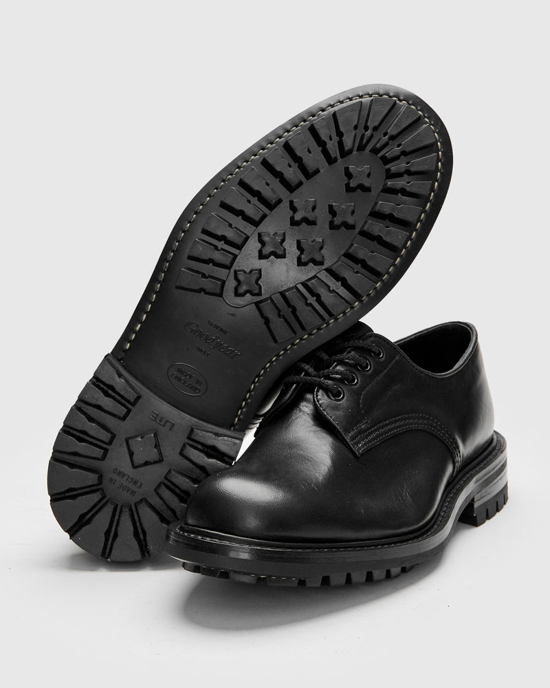 Daniel Work Shoe in Black Washed Horse