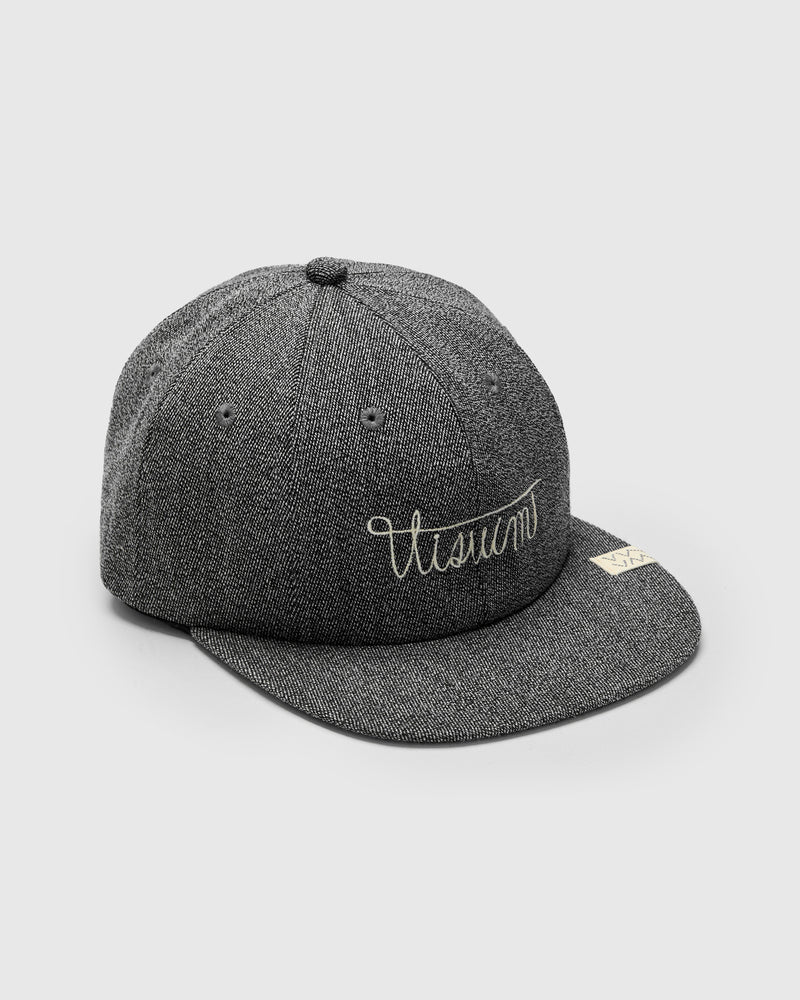 Excelsior II Cap "Script" in Charcoal