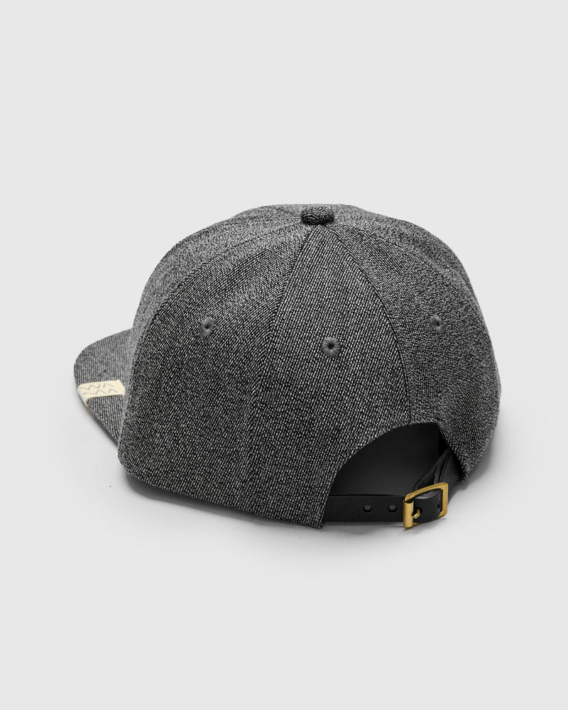 Excelsior II Cap "Script" in Charcoal