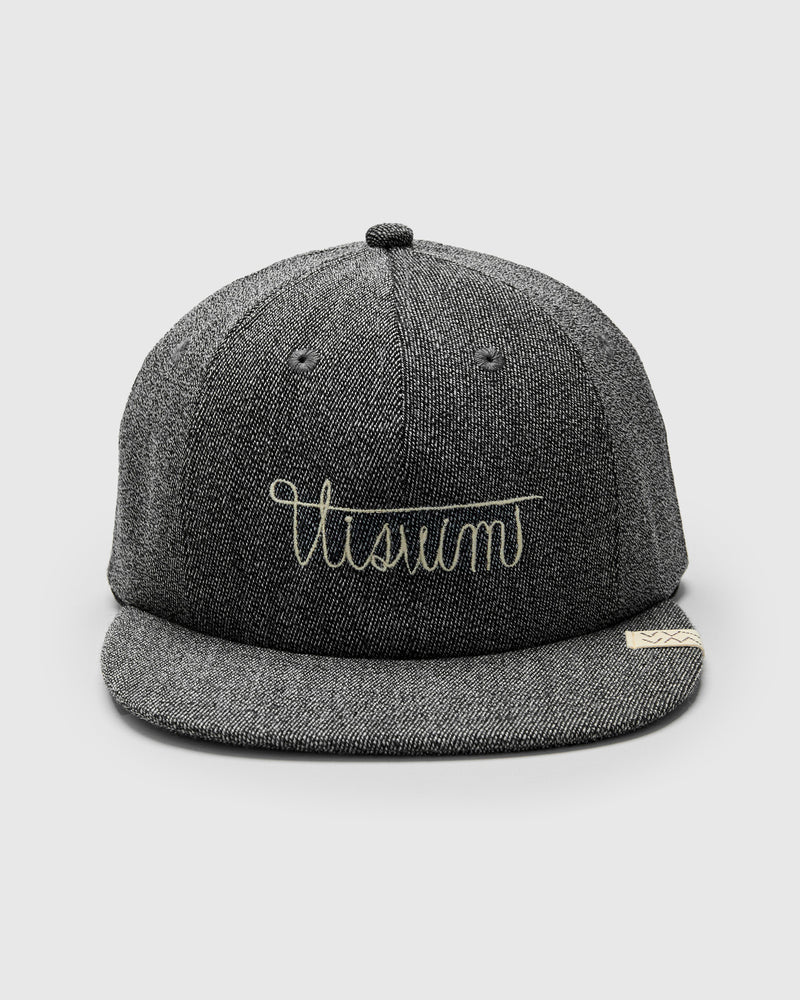 Excelsior II Cap "Script" in Charcoal