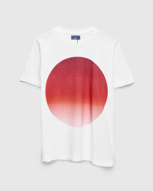 Gradation Big Circle Tee in Red