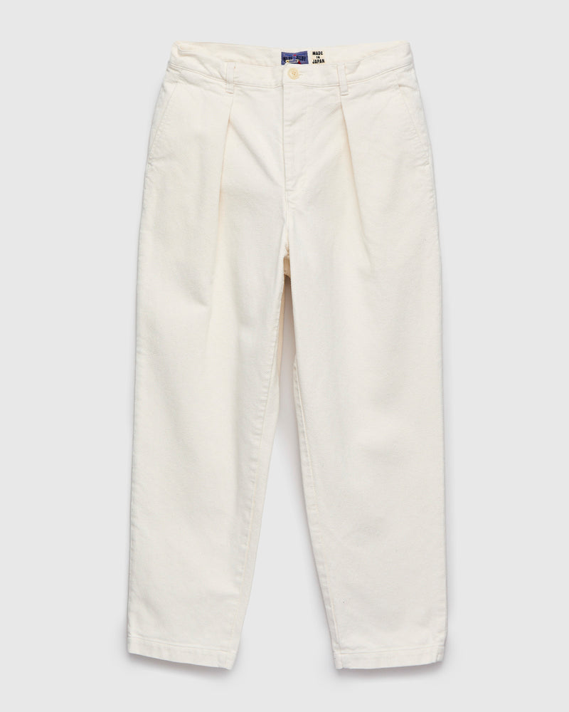 Yukizarashi Sashiko Trousers in Natural