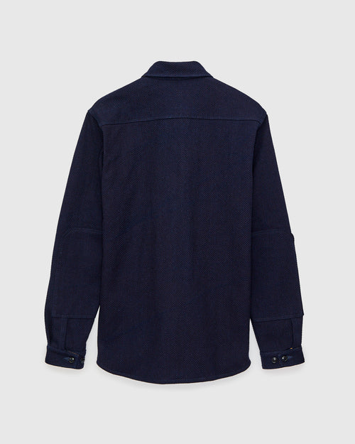 Crissman Overshirt in Indigo Sashiko