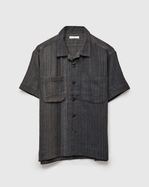 Lake Camp Shirt in Iron Indigo Kala