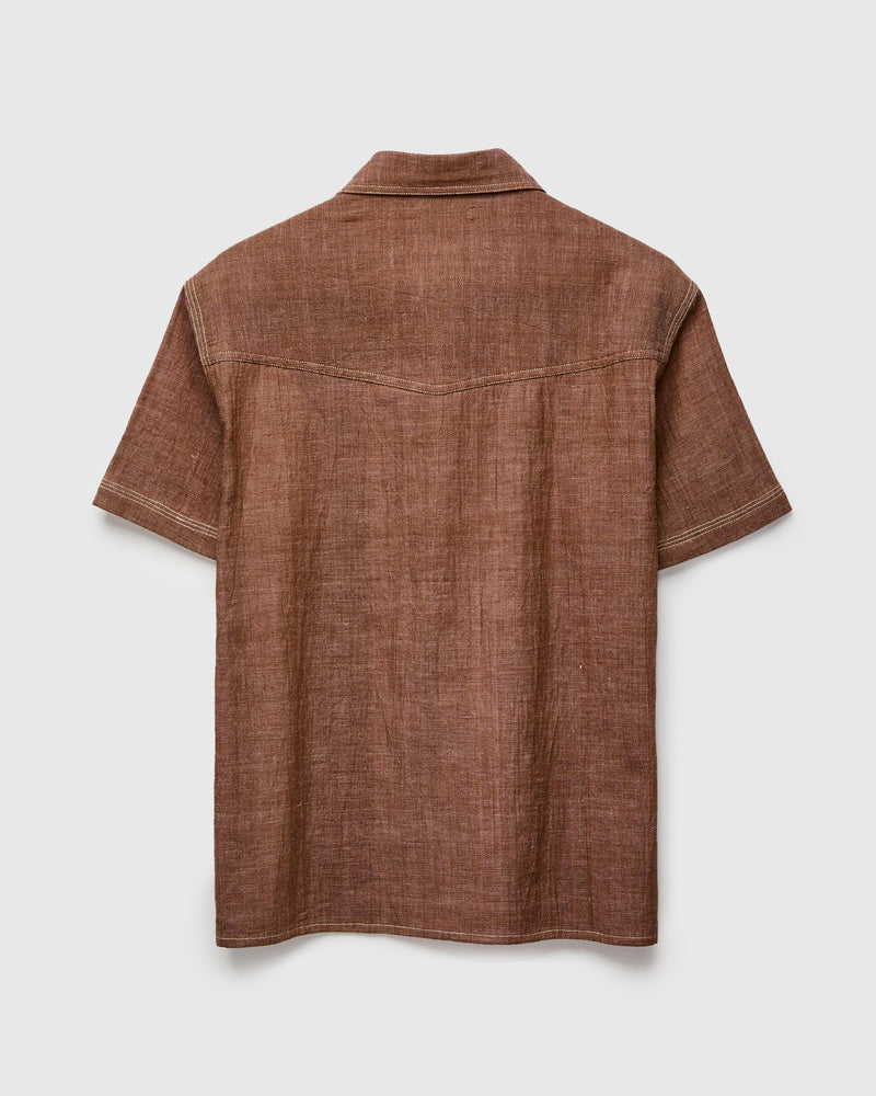 SS Marc Shirt in Cutch Natural