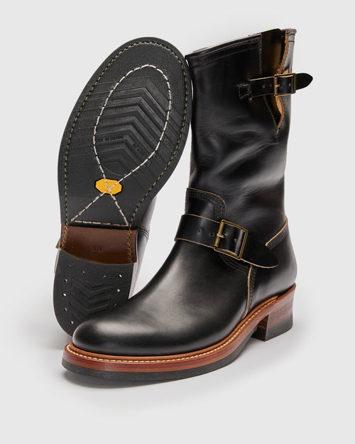 Wabash Engineer Boot in Horween Chromexcel Black