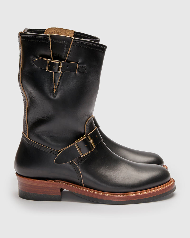 Wabash Engineer Boot in Horween Chromexcel Black