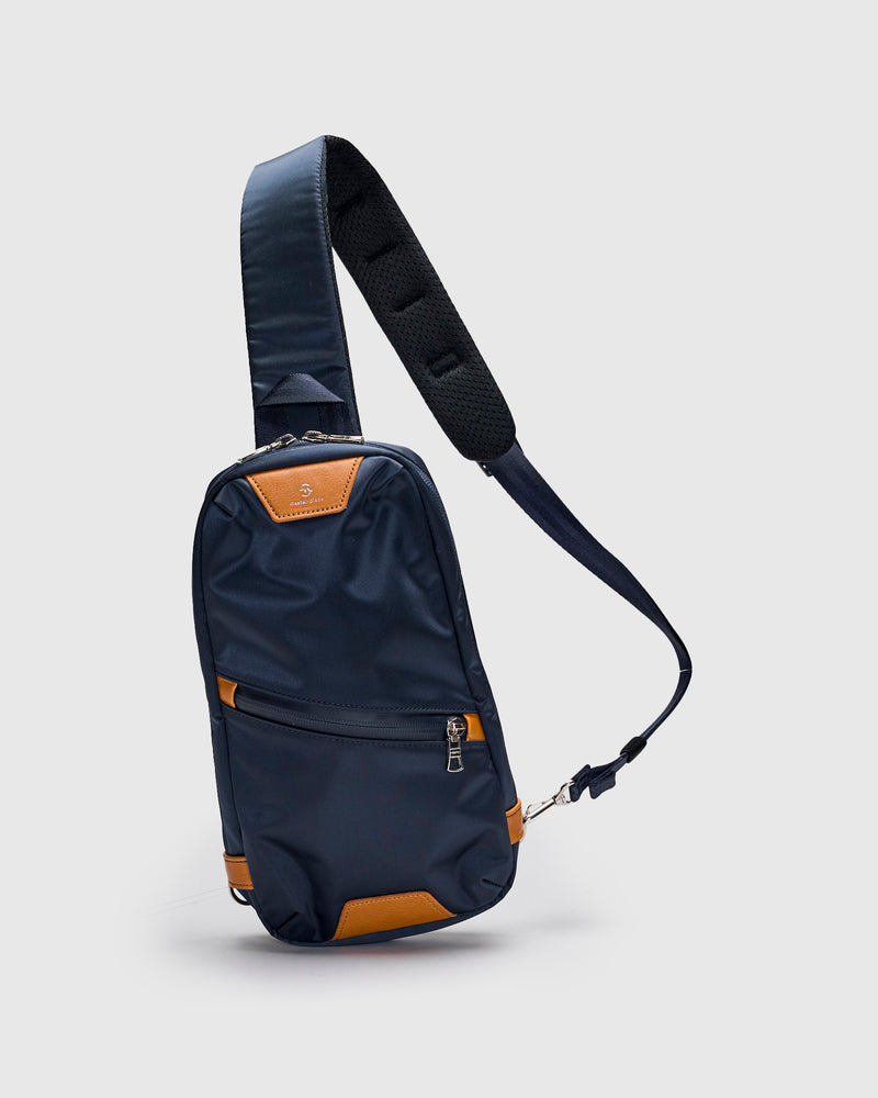 Progress Sling Bag in Navy