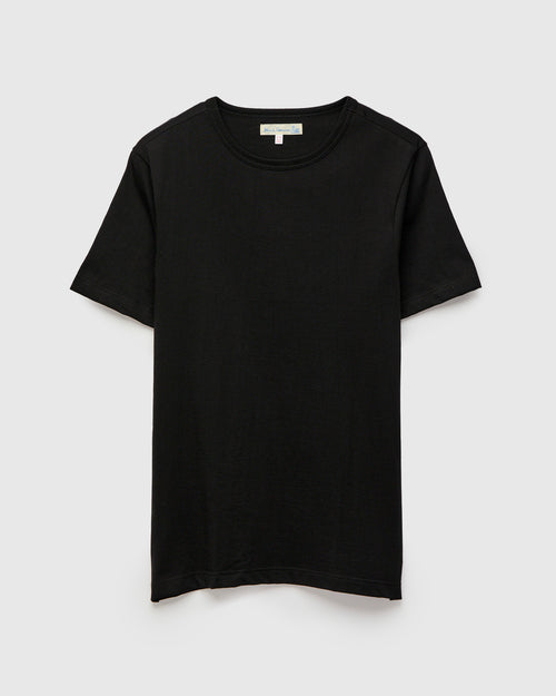 1950s "Good Originals" 5.5oz Loopwheel T-Shirt in Deep Black