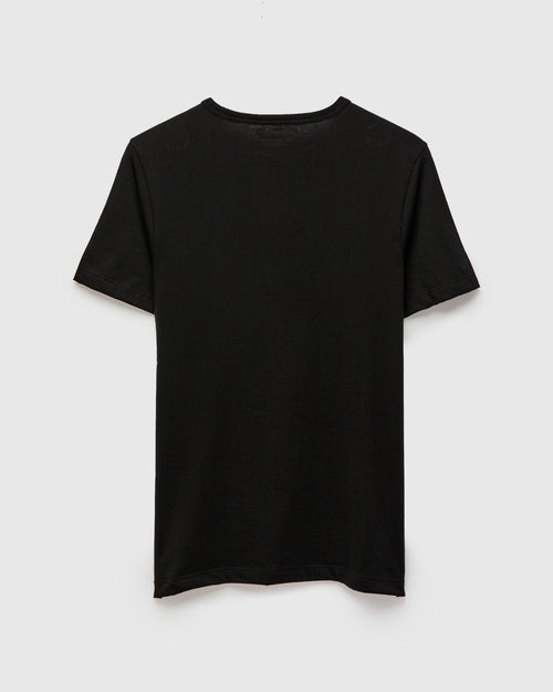 1950s "Good Originals" 5.5oz Loopwheel T-Shirt in Deep Black