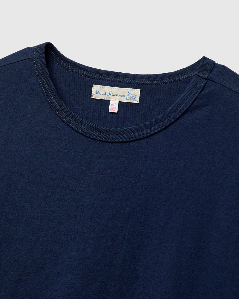 1950s "Good Originals" 5.5oz Loopwheel T-Shirt in Ink Blue