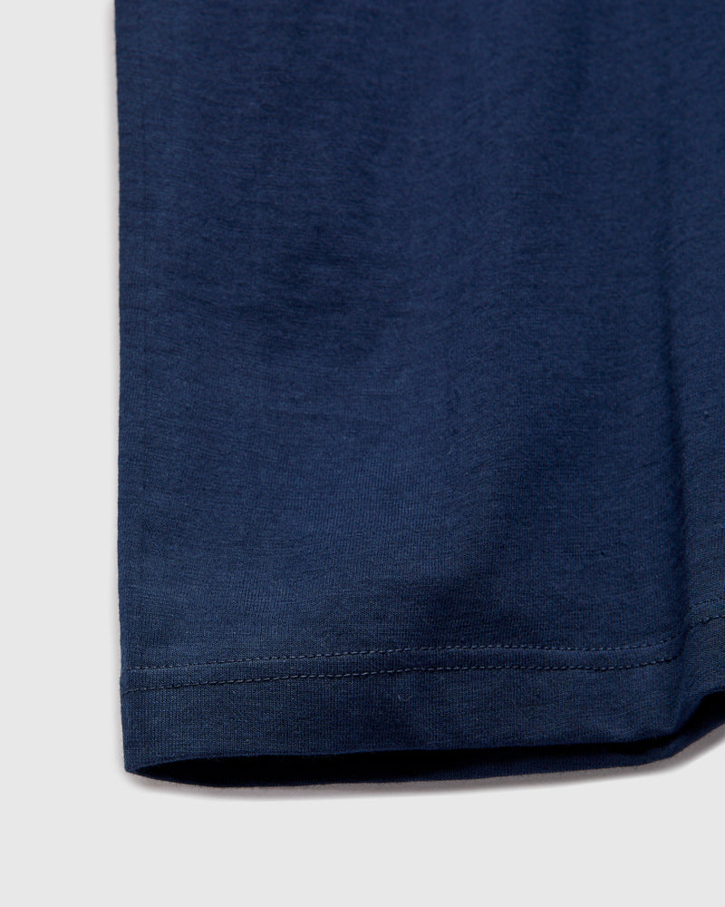 1950s "Good Originals" 5.5oz Loopwheel T-Shirt in Ink Blue