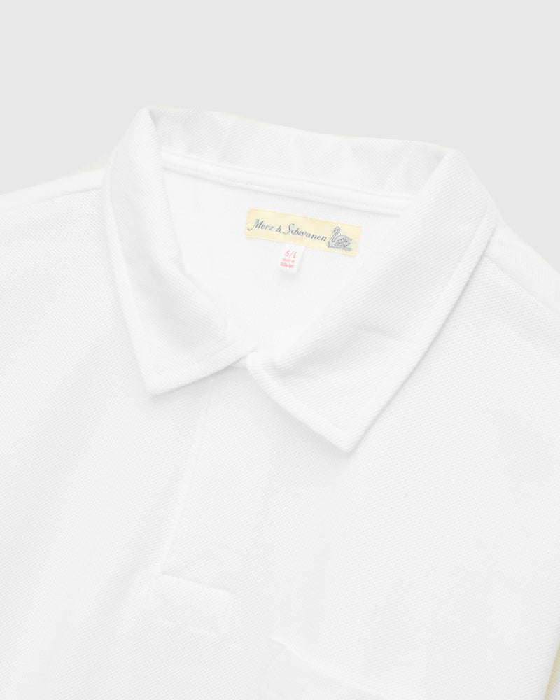 2PKPL "Good Originals" Loopwheel Polo Shirt in White