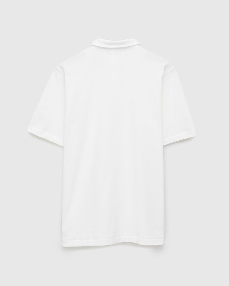 2PKPL "Good Originals" Loopwheel Polo Shirt in White