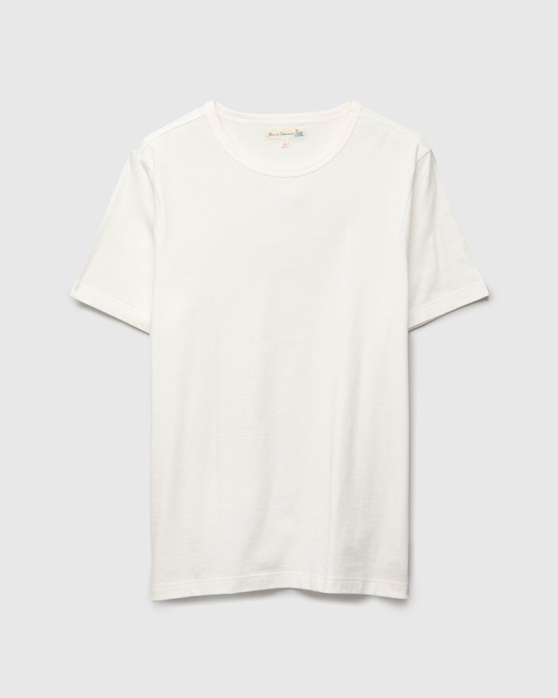 1950s "Good Originals" 5.5oz Loopwheel T-Shirt in White