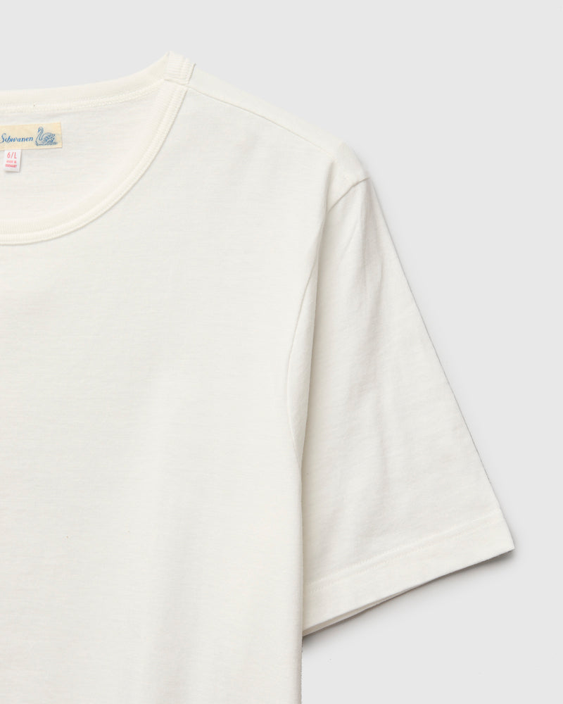 1950s "Good Originals" 5.5oz Loopwheel T-Shirt in White