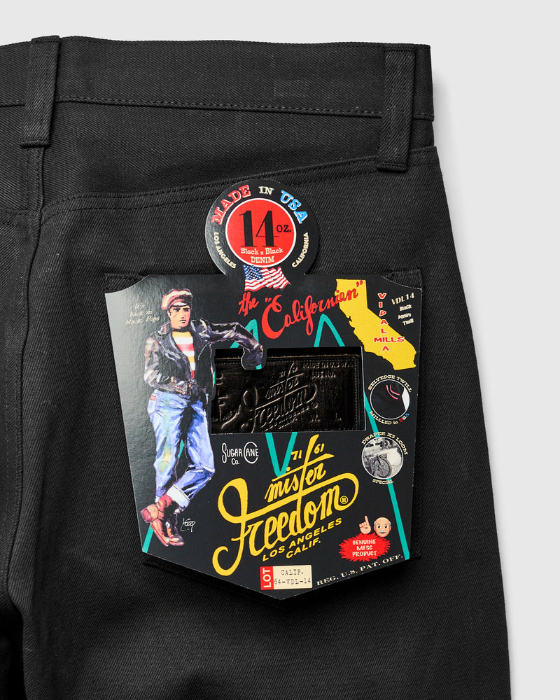 Lot 64 "Vidalia Mills" 14oz Black Selvedge Denim - Classic Tapered Fit