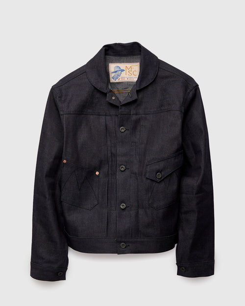 "Mojave" Ranch Blouse in 10oz Kaihara Denim