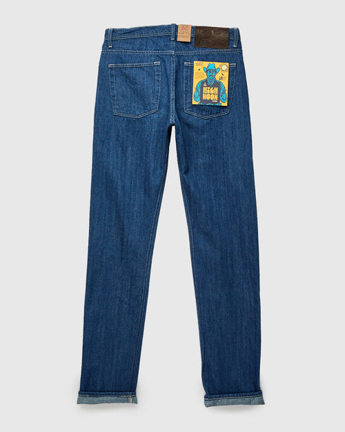 "High Noon" 10oz Lightweight Selvedge Denim - Weird Guy Fit