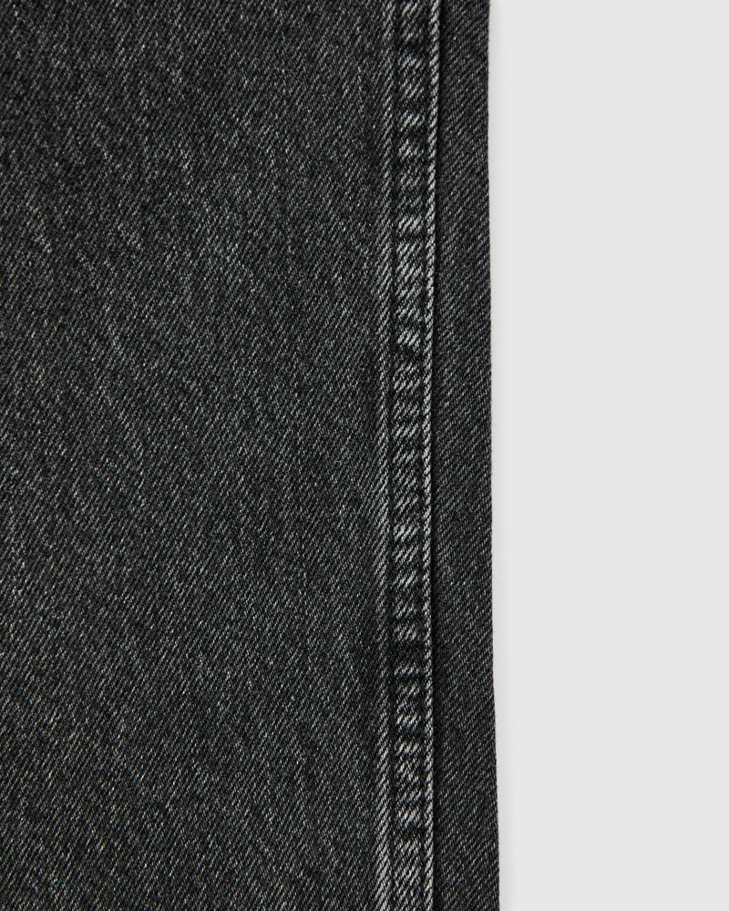 100 "Black Stone Wash" 13oz Denim - Super Dad Wide Fit