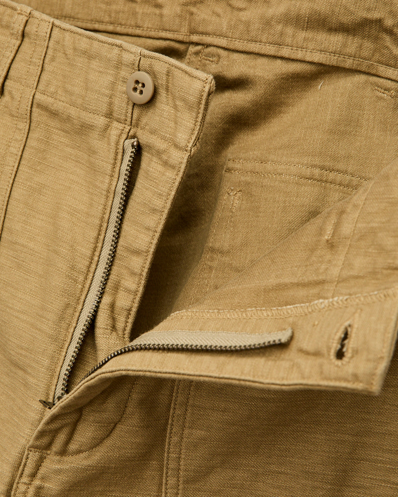 Slim Fatigue Pants in Khaki