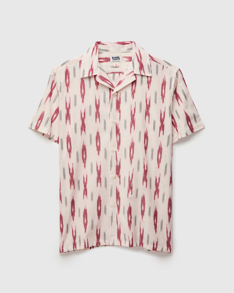 Ikat Vacation Shirt in Natural