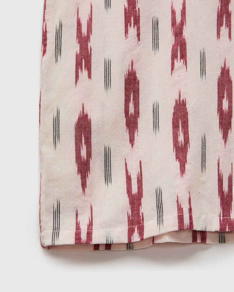 Ikat Vacation Shirt in Natural
