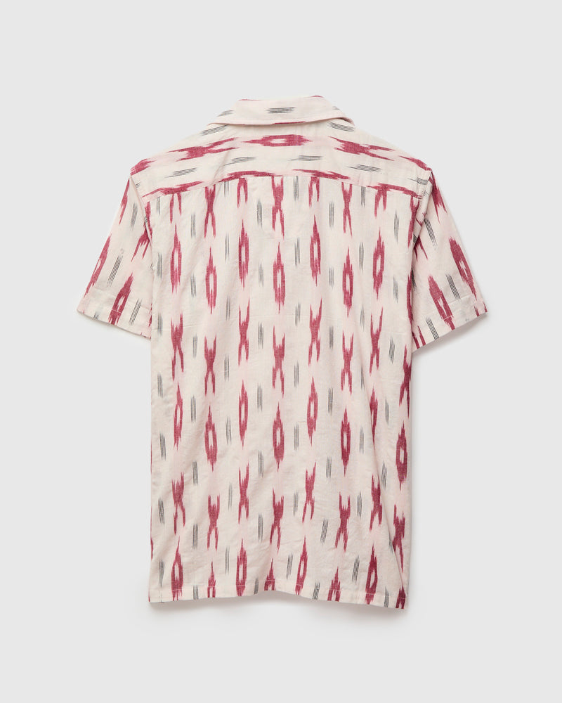 Ikat Vacation Shirt in Natural