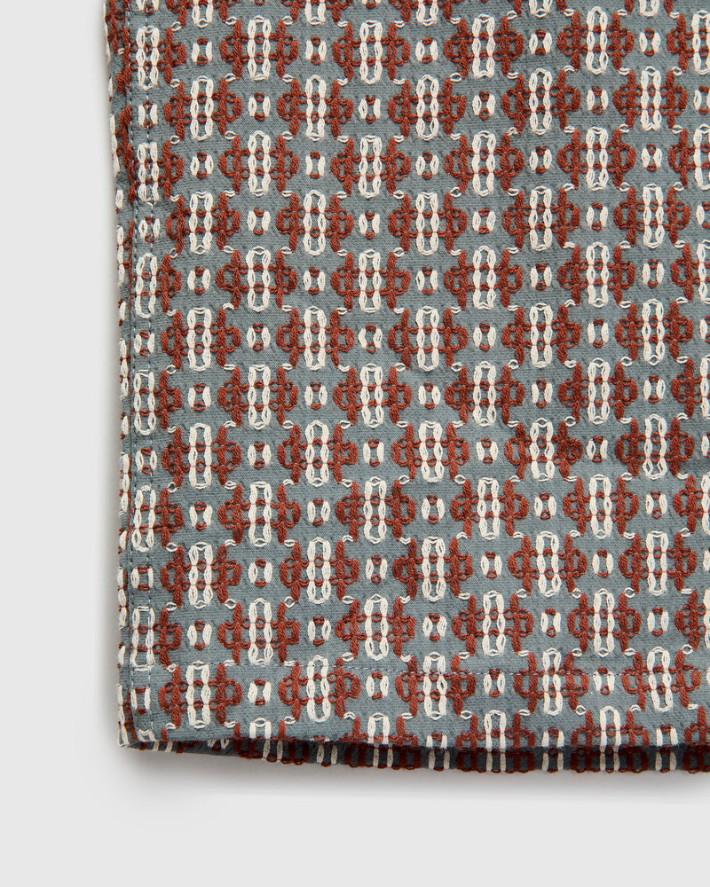Abstract Tile Shirt in Coast