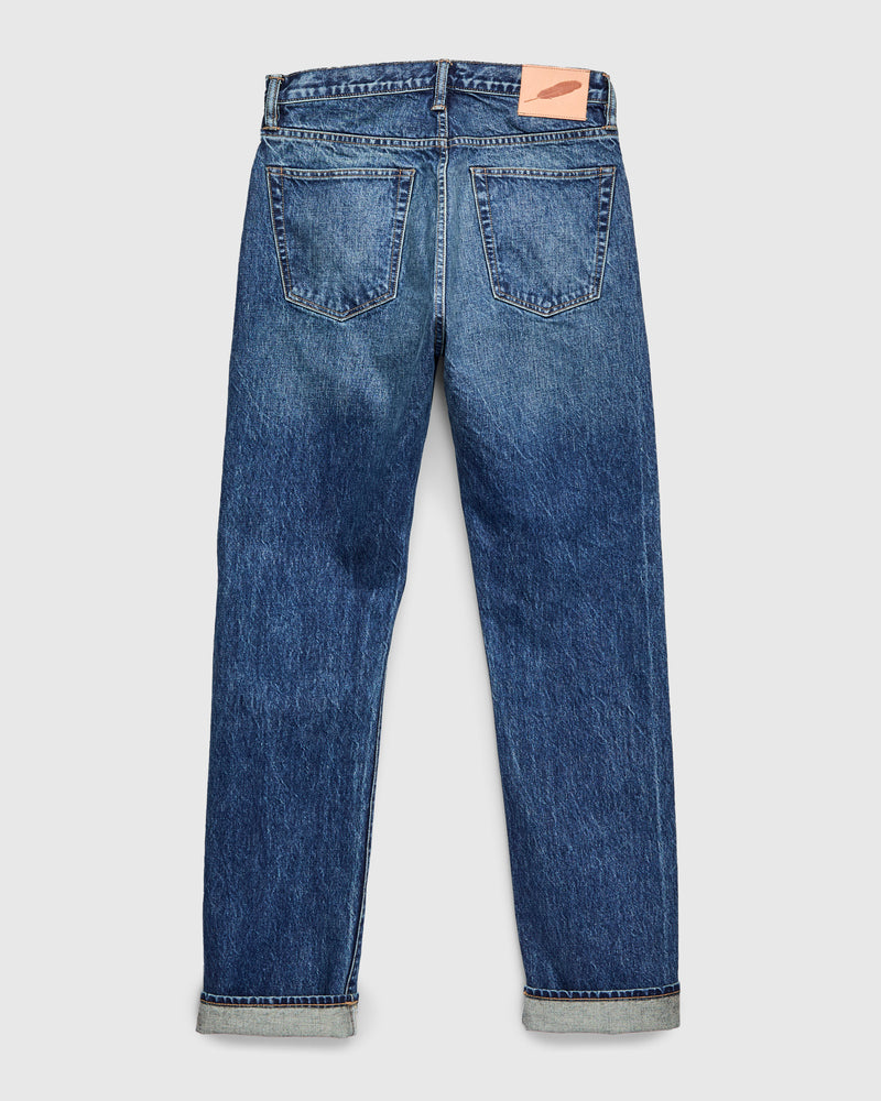 "Vintage Wash" 15oz Stonewash Selvedge Denim in Strider