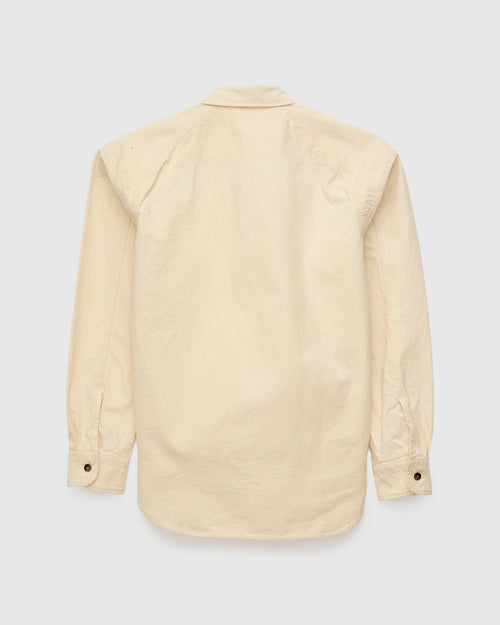 8oz Canvas Raglan Shirt in Natural