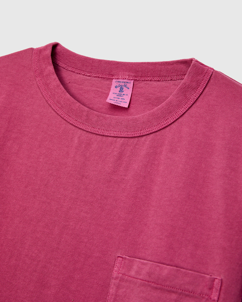 Pigment Dyed Pocket Tee in Regal Purple
