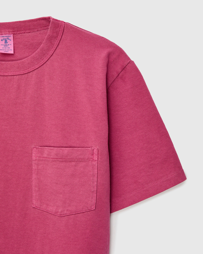 Pigment Dyed Pocket Tee in Regal Purple